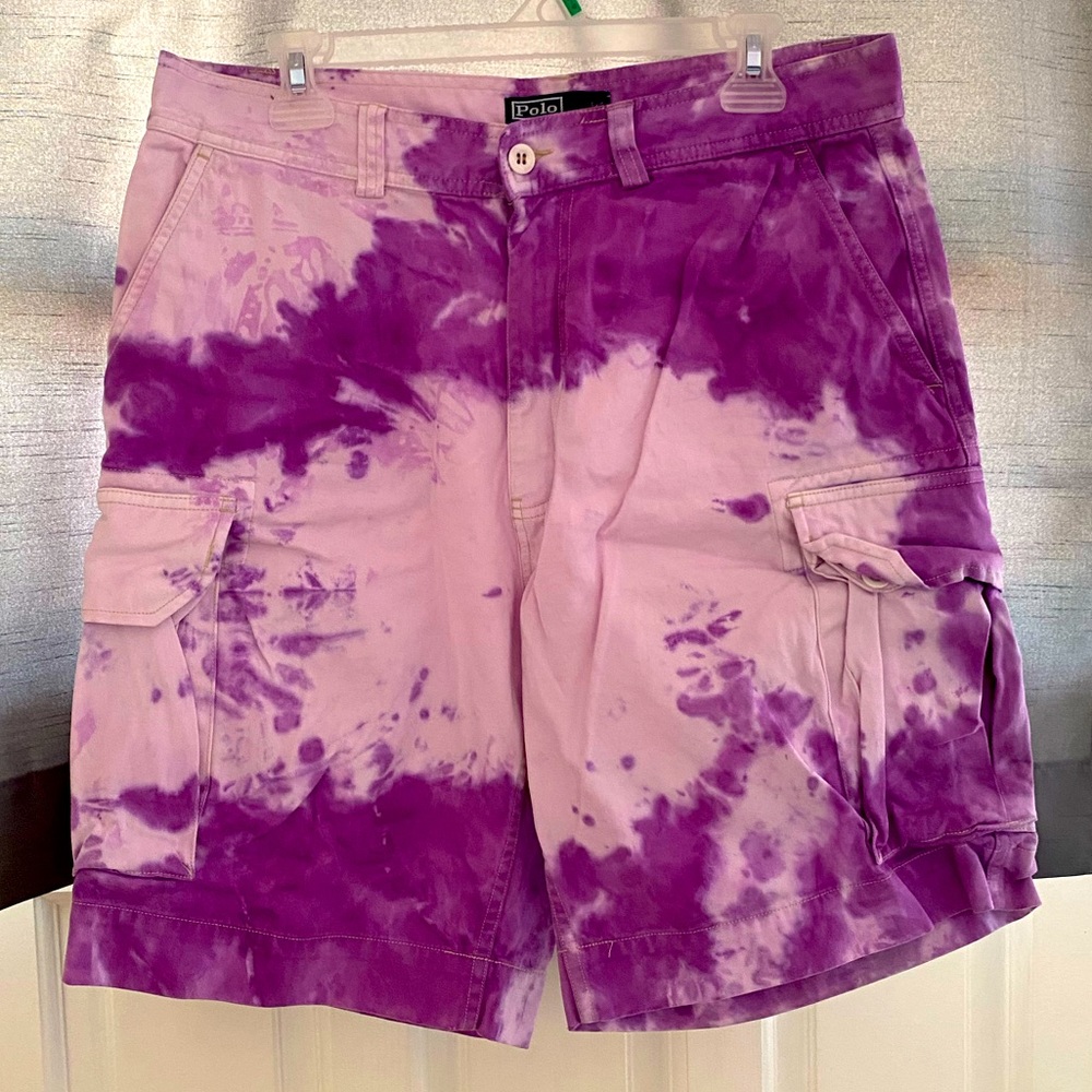 Vintage Ralph Lauren Polo cargo shorts, unisex, 33 inch waist.